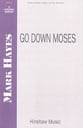 Go Down, Moses SATB choral sheet music cover